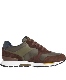 RETRO RUNNER MIX STRIPES ARMY GREEN