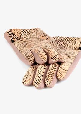 GUANTES EN ANIMAL PRINT CAMEL