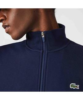 SUDADERA LACOSTE SPORT AZUL MARINO CON CREMALLERA