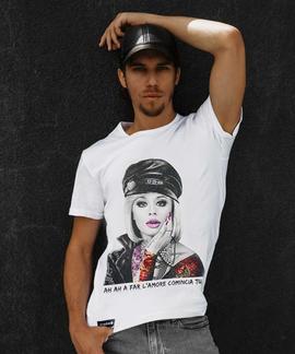 CAMISETA UNISEX RAFFAELLA CARRA BLANCA