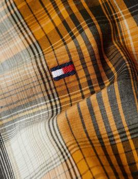 LARGE POPLIN CHECK SHIRT CREST GOLD / MULTI