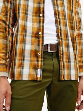 LARGE POPLIN CHECK SHIRT CREST GOLD / MULTI