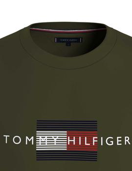 LINES HILFIGER TEE OLIVEWOOD