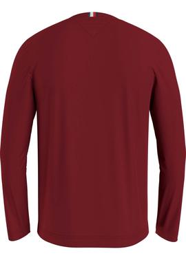 SLICED BAR LONG SLEEVE TEE REGATTA RED