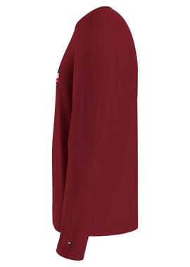 SLICED BAR LONG SLEEVE TEE REGATTA RED