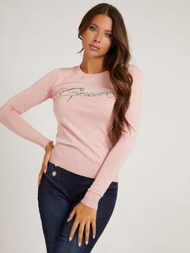 ADA RN LS SWEATER PRETTY IN PINK