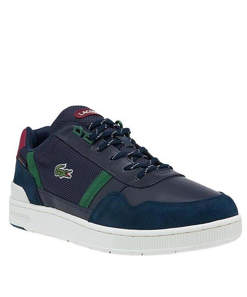 Zapatillas Lacoste T-Clip bicolor en piel para hombre