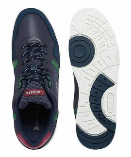 ZAPATILLAS LACOSTE T-CLIP 0121 6 SMA NAVY / DARK GREEN