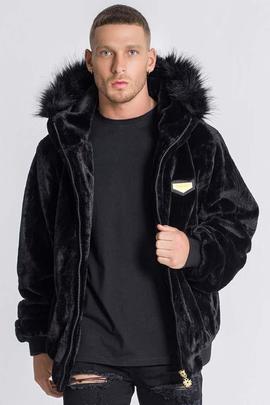 BLACK VELVET SHERPA JACKET