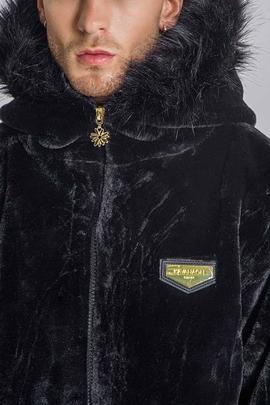 BLACK VELVET SHERPA JACKET