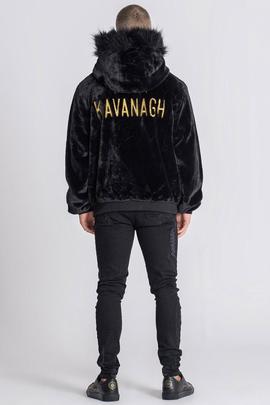 BLACK VELVET SHERPA JACKET