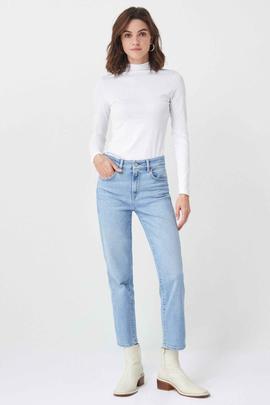 PANTALÓN VAQUERO TRUE CROPPED FIT CLARO