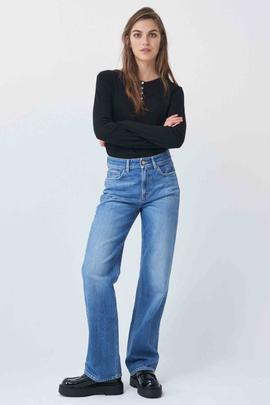 PANTALÓN VAQUERO TRUE STRAIGHT FIT DENIM AZUL