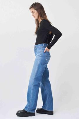 PANTALÓN VAQUERO TRUE STRAIGHT FIT DENIM AZUL