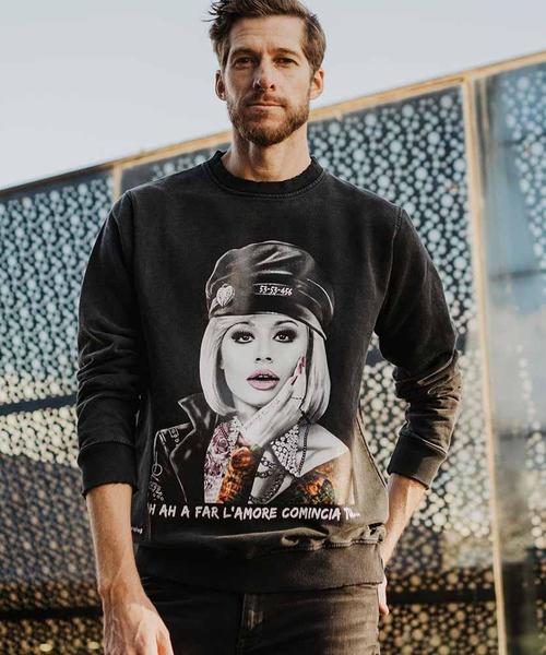 Sudadera mujer GRAFFIC negra