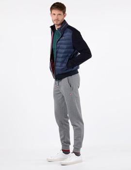 CAZADORA PLUMAS NAVY MANGAS PUNTO