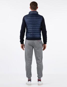 CAZADORA PLUMAS NAVY MANGAS PUNTO