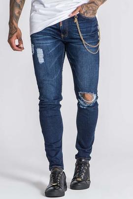 DARK BLUE REBIRTH JEANS