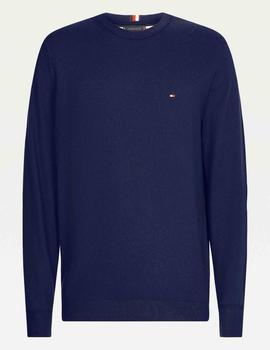 PIMA COTTON CASHMERE CREW NECK DESERT SKY