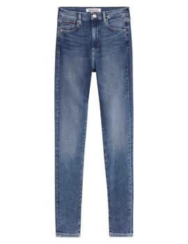 SYLVIA HIGH RIRE SUPER SKINNY CE137 DENIM MEDIUM