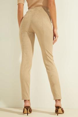 PANTALÓN LEGGING MAYA DE EFECTO ANTE BEIGE