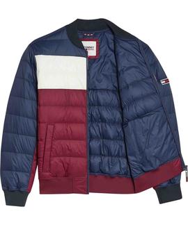 TJM RWB LIGHT DOWN JACKET TWILIGHT NAVY  / MULTI