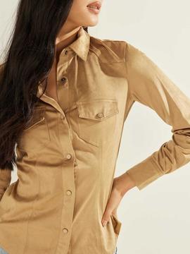 CAMISA DAISY DE EFECTO ANTE CAMEL