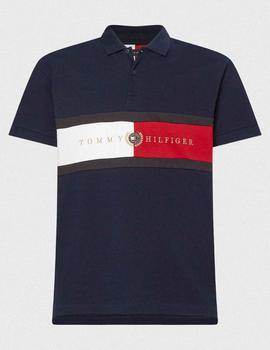 ICON CHEST FLAG REGULAR POLO DESERT SKY