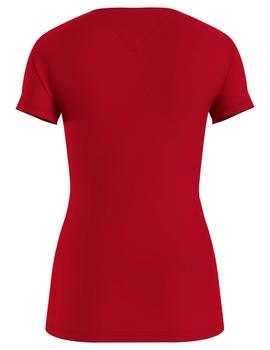 TJW SKINNY ESSENTIAL LOGO DEEP CRIMSON