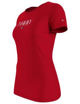 TJW SKINNY ESSENTIAL LOGO DEEP CRIMSON