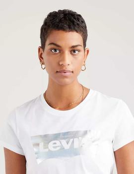 CAMISETA LEVI’S® THE PERFECT TEE RAINBOW GRADIENT BW WHITE