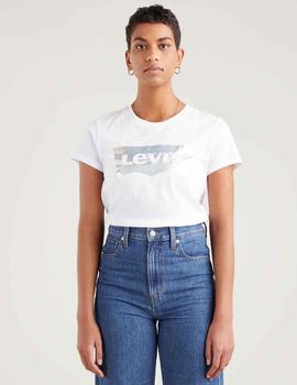 CAMISETA LEVI’S® THE PERFECT TEE RAINBOW GRADIENT BW WHITE