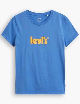 CAMISETA LEVI’S® THE PERFECT TEE SEASONAL POSTER LOGO DELFT