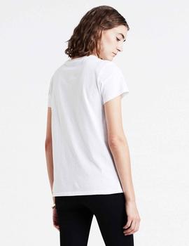 CAMISETA LEVI’S® THE PERFECT TEE POWDER PRINT (GOLD) WHITE