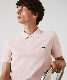 POLO LACOSTE SLIM FIT ADY ROSA CLARO