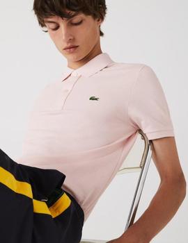 POLO LACOSTE SLIM FIT ADY ROSA CLARO