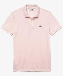 POLO LACOSTE SLIM FIT ADY ROSA CLARO