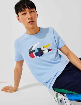 Playera Lacoste manga corta para niño