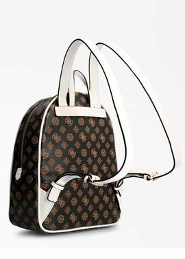 VIKKY BACKPACK MOCHA GRAPHIC