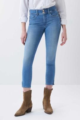 SECRET CROPPED SKINNY FIT CON DETALLE EN EL BAJO