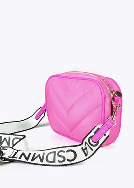 BOLSO BANDOLERA ACOLCHADO ROSA