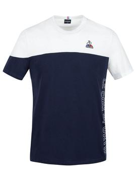 SAISON 2 TEE SHORT SLEEVE Nº 1 M BLEU NUIT / WHITE