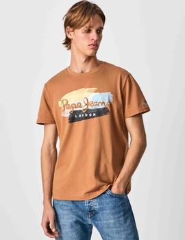 CAMISETA EFECTO PINTURA AEGIR CAMEL