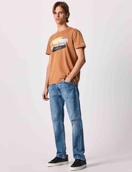 CAMISETA EFECTO PINTURA AEGIR CAMEL