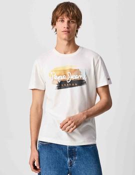 CAMISETA EFECTO PINTURA AEGIR CRUDO