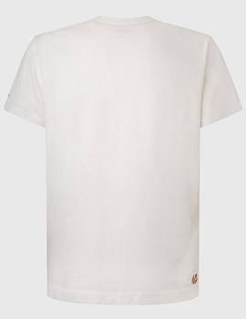 CAMISETA EFECTO PINTURA AEGIR CRUDO