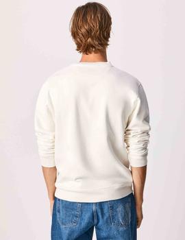 SUDADERA DAWSON CON ESTAMPADO FRONTAL CRUDO