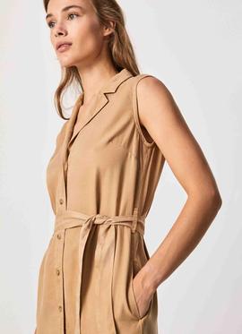 VESTIDO CAMISERO MAGGIE CAMEL