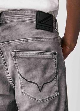 BERMUDA VAQUERA JACK SHORT EN DENIM GYMDIGO GRIS DEGRADÉ