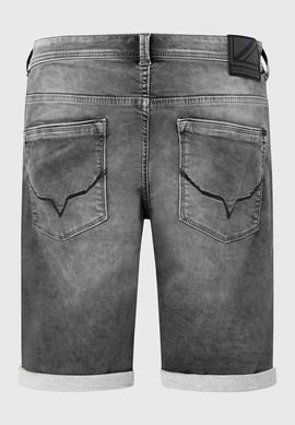 BERMUDA VAQUERA JACK SHORT EN DENIM GYMDIGO GRIS DEGRADÉ